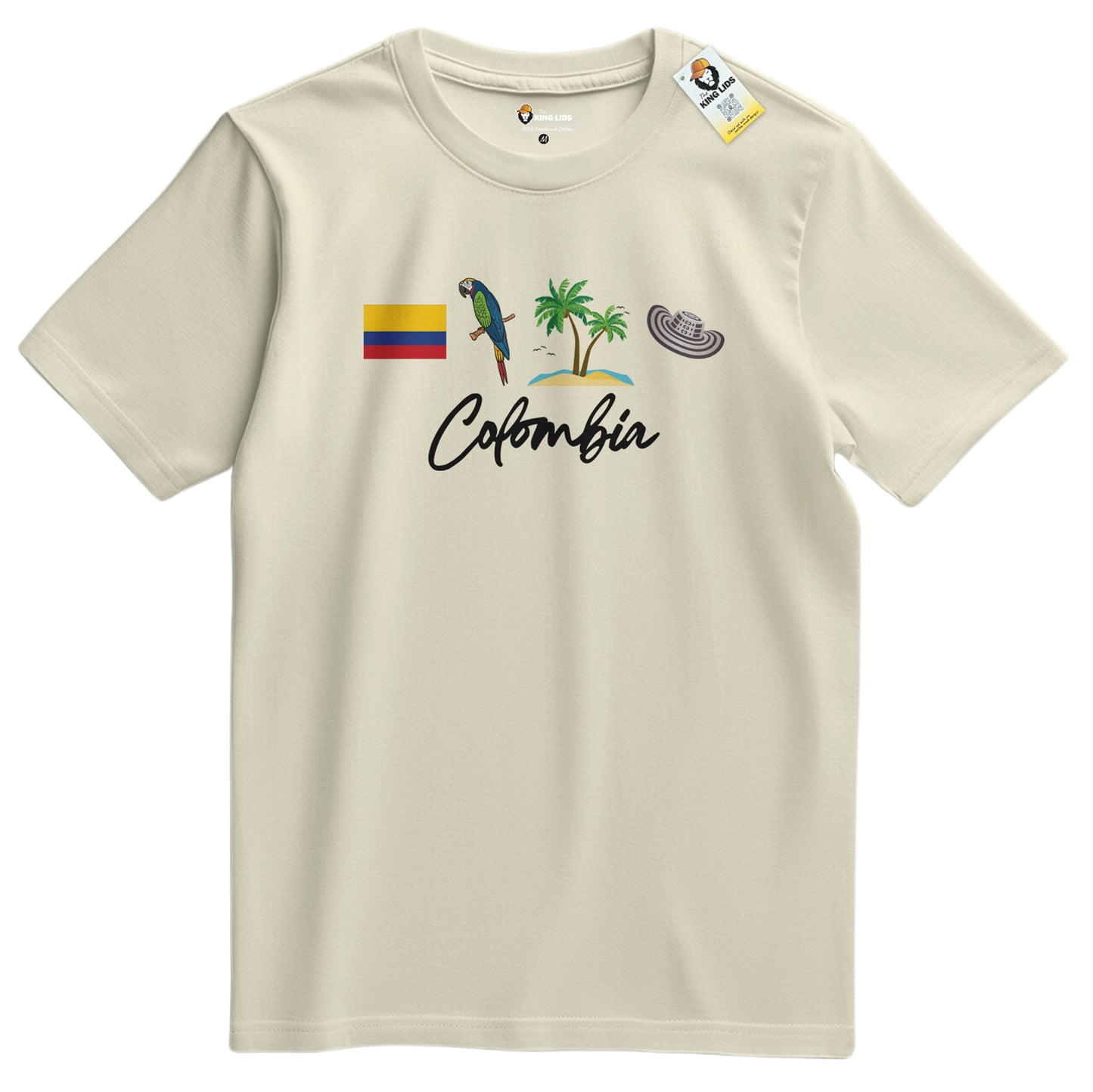 Colombia T-Shirt | Unisex HTV Graphic Tee | Colombia Souvenir Shirt | Cultural Icons Tee | Colombian Heritage Shirt