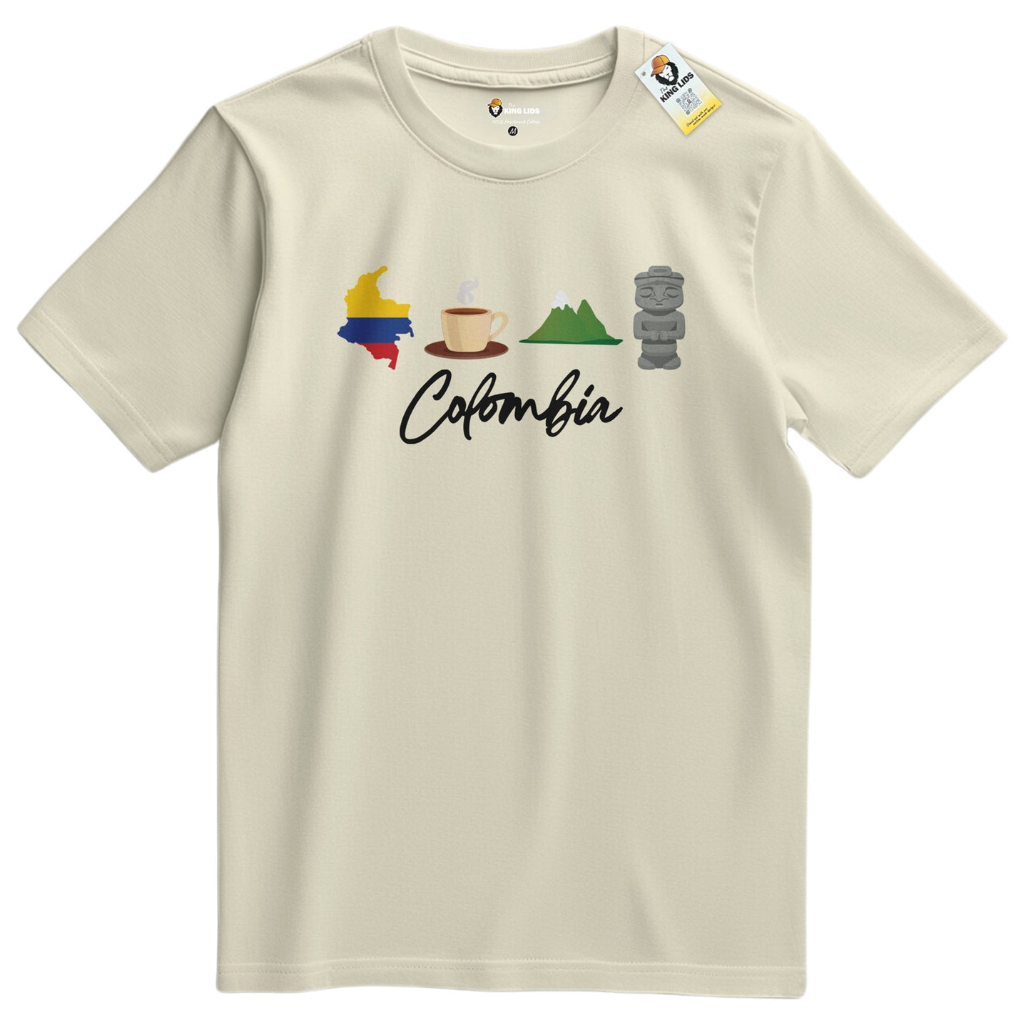 Colombia T-Shirt | Unisex HTV Graphic Tee | Colombia Souvenir Shirt | Cultural Icons Tee | Colombian Heritage Shirt