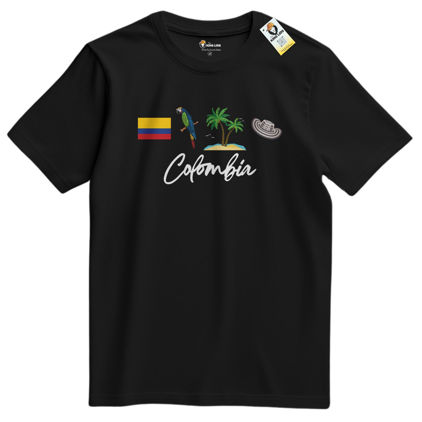 Colombia T-Shirt | Unisex HTV Graphic Tee | Colombia Souvenir Shirt | Cultural Icons Tee | Colombian Heritage Shirt