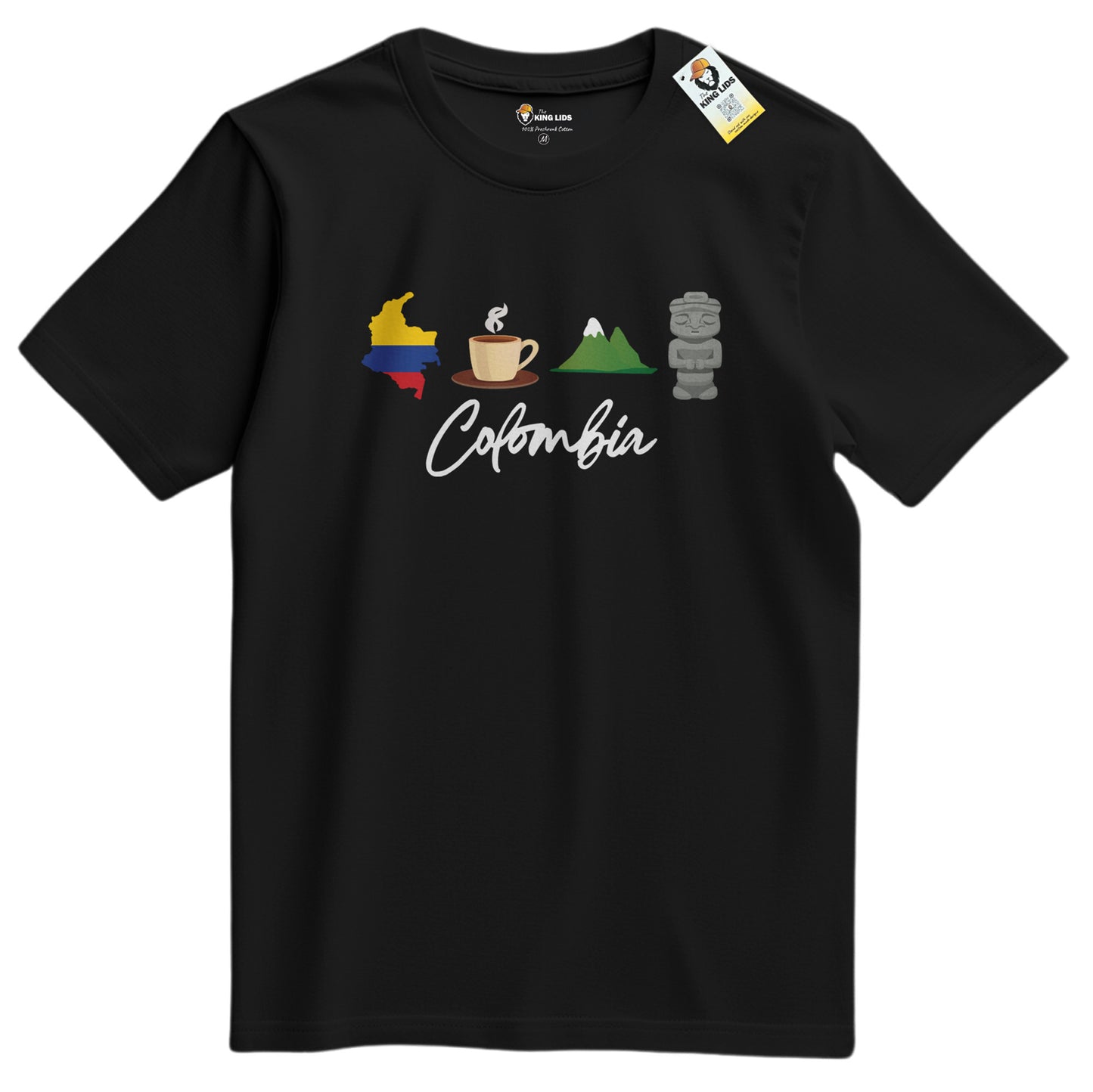 Colombia T-Shirt | Unisex HTV Graphic Tee | Colombia Souvenir Shirt | Cultural Icons Tee | Colombian Heritage Shirt