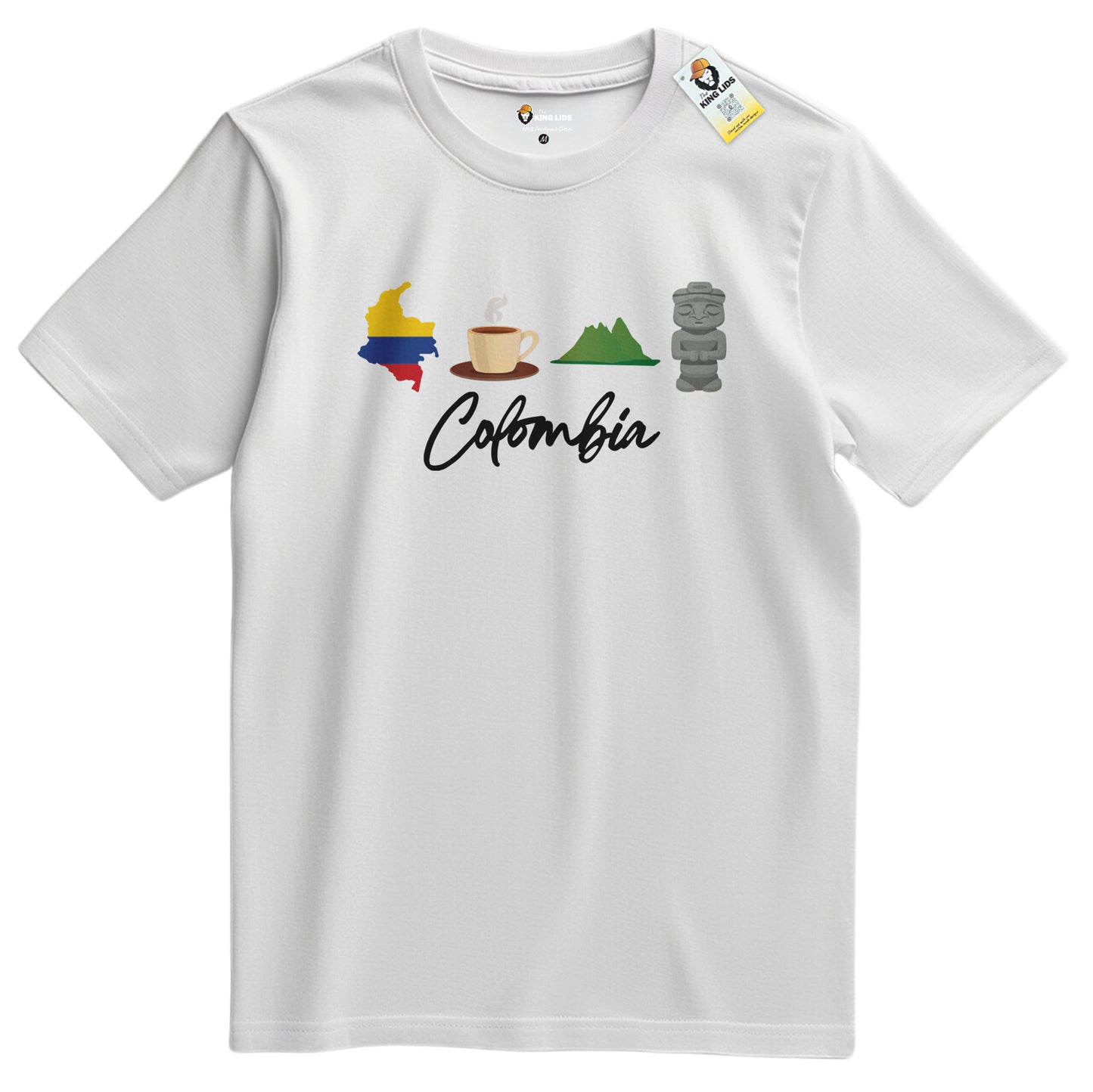 Colombia T-Shirt | Unisex HTV Graphic Tee | Colombia Souvenir Shirt | Cultural Icons Tee | Colombian Heritage Shirt