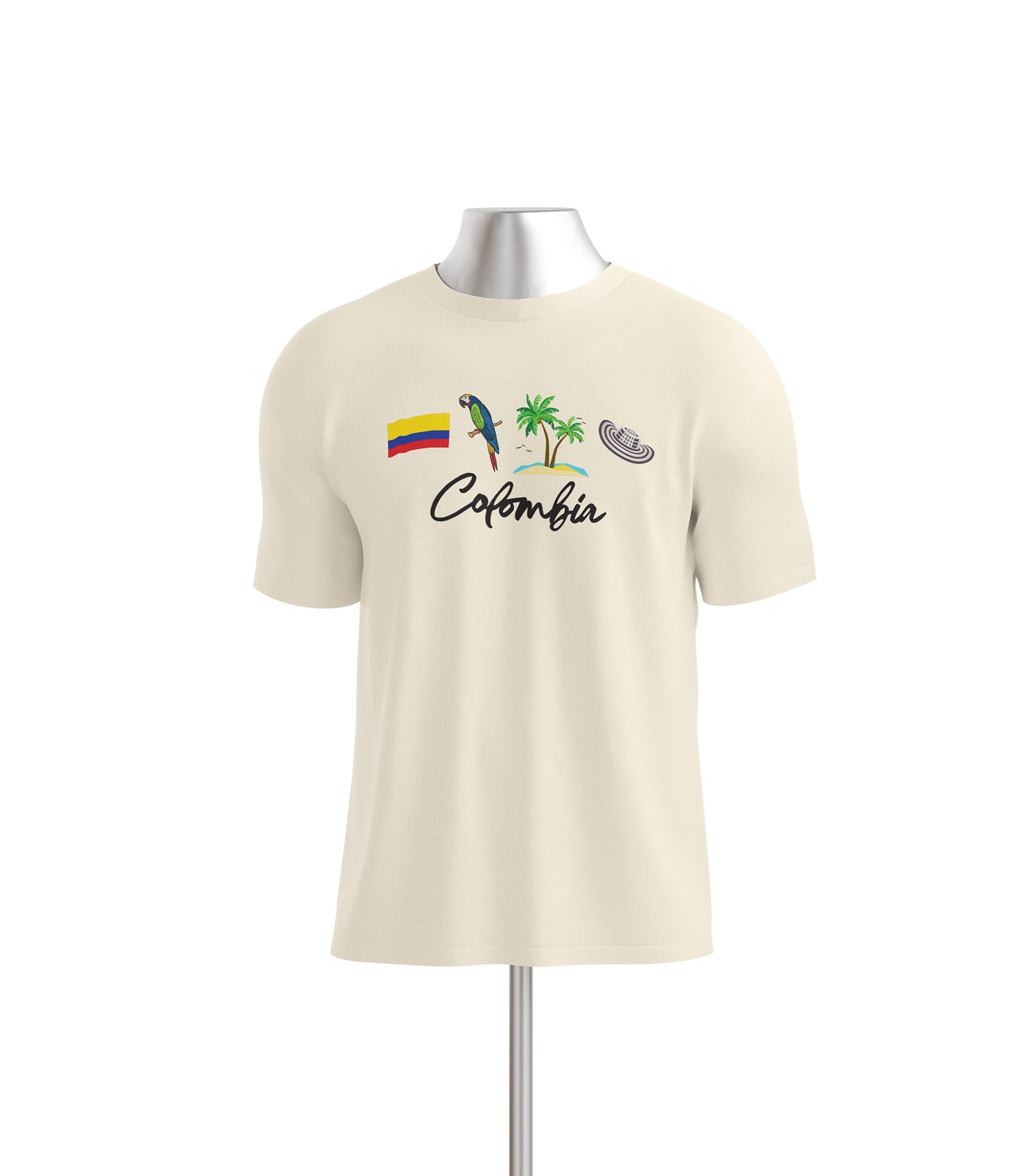 Colombia T-Shirt | Unisex HTV Graphic Tee | Colombia Souvenir Shirt | Cultural Icons Tee | Colombian Heritage Shirt