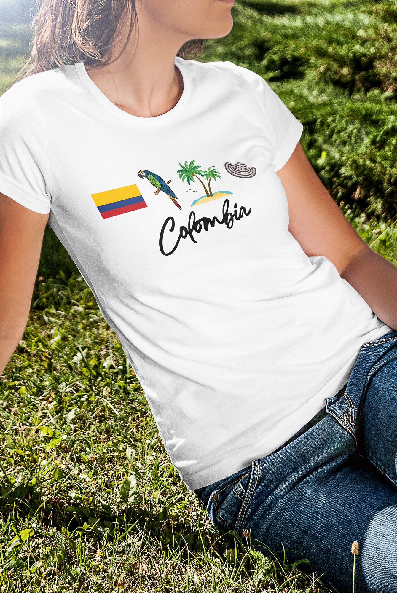 Colombia T-Shirt | Unisex HTV Graphic Tee | Colombia Souvenir Shirt | Cultural Icons Tee | Colombian Heritage Shirt