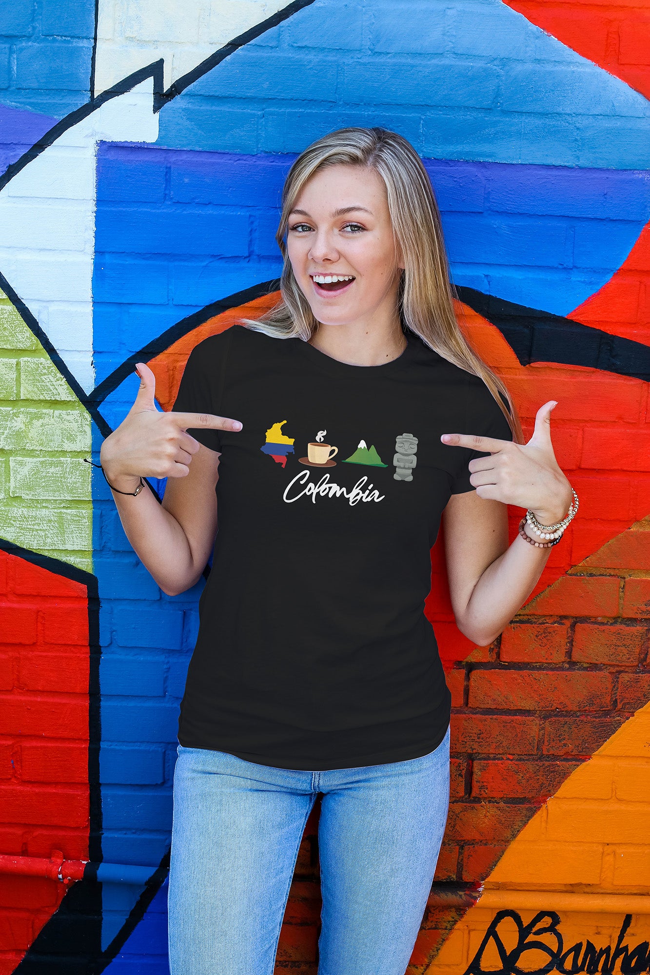 Colombia T-Shirt | Unisex HTV Graphic Tee | Colombia Souvenir Shirt | Cultural Icons Tee | Colombian Heritage Shirt
