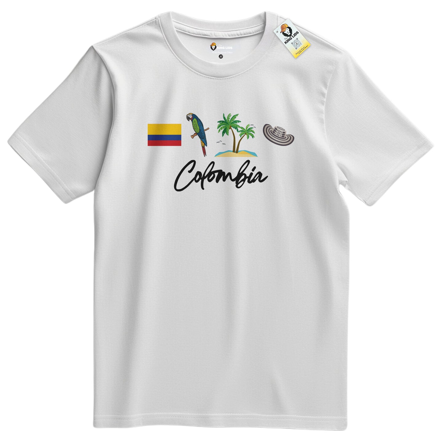 Colombia T-Shirt | Unisex HTV Graphic Tee | Colombia Souvenir Shirt | Cultural Icons Tee | Colombian Heritage Shirt